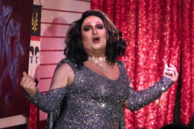 Sasha Trajik-Mole performs at Palace Ipswich Christmas In July<br> <sup>&copy;</sup>James Troi