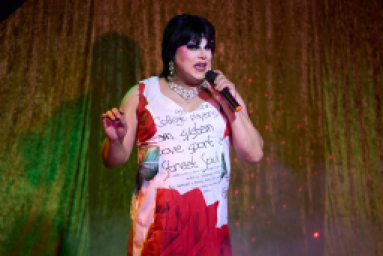 Dame Martini Fernando Ice performs at Palace Ipswich Live in Concert Drag Show<br> <sup>&copy;</sup>James Troi